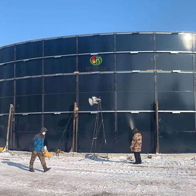 혐기성 유기 폐기물 소화자 탱크 0.5-2.0mm 간격