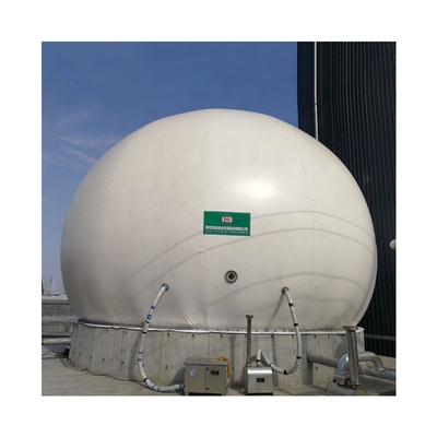 가스 저장을 위한 반대로 부식 두 배 막 Biogas 홀더