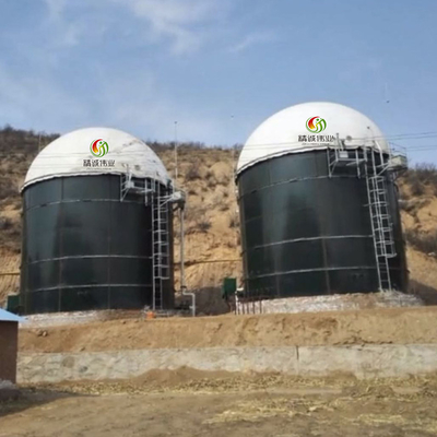 반대로 Corrossion 특별한 PES PVC PDFE 물자를 가진 두 배 막 Biogas 홀더