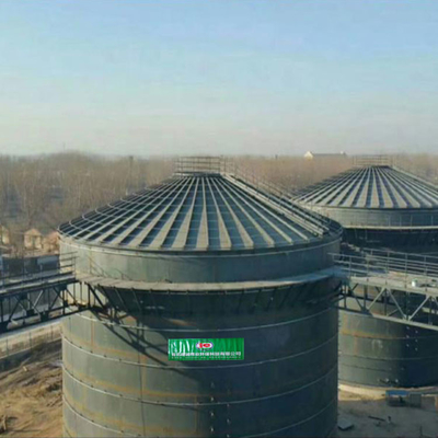 WWTP 800m3 바이오가스 다이제스터 탱크 RNG 무산소 다이제스터 오수 처리 탱크